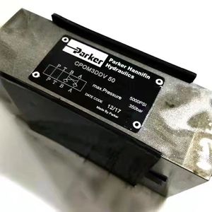 Vanne de commande directionnelle hydraulique Parker CPOM2BBV57, bloc de vanne en fonte, pression de maintien 350 bars - Product Image 4