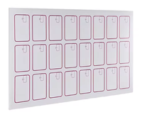 Prix usine Feuille d'incrustation RFID à puce HF NFC NTAG215 13.56MHz ISO14443A Pré-laminée Étanche pour Carte de Membre et Contrôle d'Accès