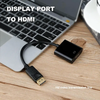 Cable DisplayPort a HDTV de Alta Calidad, Macho a Hembra, 1080P, Adaptador DP a HD para Macbook, a Bajo Precio