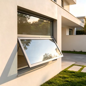 Fenêtre à battant en alliage d'aluminium sur mesure Deioux avec verre rempli de gaz argon pour nouvelle construction, taille personnalisée - Product Image 1