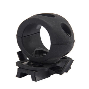 Versatile Helmet Mount Light Holder with Quick Release for Outdoor Night Activities Lightweight Nylon Torch <b>Clamp</b> - Product Image 4
