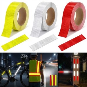 Ruban de signalisation réfléchissant imperméable en gros, ruban de sécurité microprismatique pour véhicules commerciaux et engins de chantier - Product Image 2