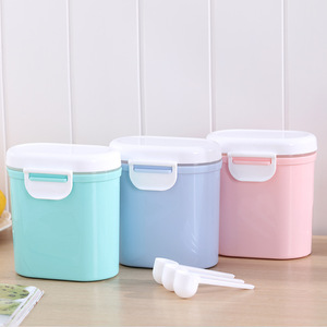 Boîte de conservation hermétique en plastique carrée grande capacité pour lait infantile en poudre, pour bébés de 0 à 12 mois, Baby Guard Town - Product Image 2