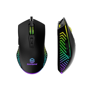 RGB LED Backlit Chuột chơi game với ánh sáng cho máy tính xách tay máy tính bảng và pc-custom OEM thiết kế - Product Image 1