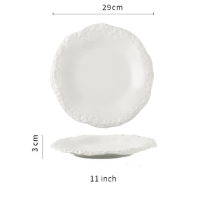 Bol à salade en céramique irrégulier de style japonais et <span class=keywords><strong>coréen</strong></span>, plat à soupe nordique pour restaurant et hôtel - Product Image 6