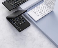 Keyboard Laptop Tablet Ponsel Touch Pad Portabel Nirkabel Keyboard Lipat Keyboard BT Siap Kirim Sampel Gratis