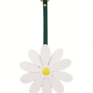 Wholesale Pu Leather Beautiful Luxury Women Pendant Elegant Pretty Promotional Flower Keychain <b>Bag</b> <b>Charms</b> - Product Image 6