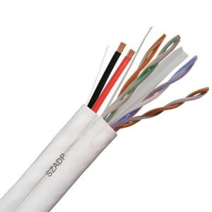 <span class=keywords><strong>สาย</strong></span>เคเบิล UTP FTP SFTP CAT5E <span class=keywords><strong>Cat6</strong></span> สำหรับภายนอกอาคาร พร้อมสายไฟฟ้าหุ้มเกราะเหล็ก <span class=keywords><strong>สาย</strong></span>แลนกันน้ำ ทนรังสียูวี <span class=keywords><strong>สาย</strong></span>เคเบิลคอมโพสิตสำหรับกล้องวงจรปิด - Product Image 4