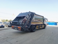 Camion poubelle Dongfeng D3V 4x218 tonnes, rouleau compacteur robuste, camion poubelle pour assainissement urbain
