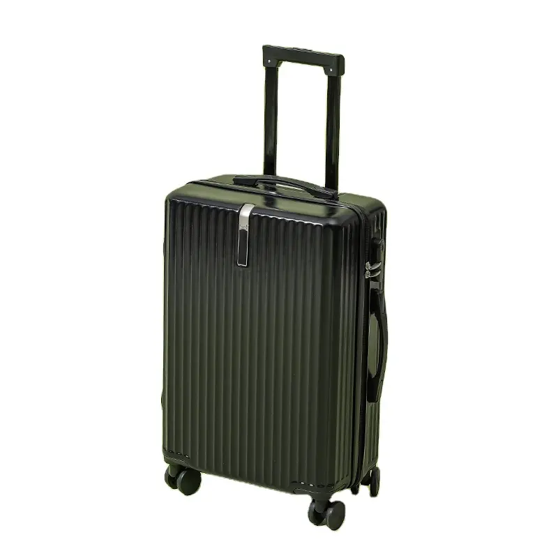 Valise rigide de haute qualité à fermeture éclair, valise personnalisée de voyage à 4 roues, verrouillage de code numérique portable, coffre-fort à transporter