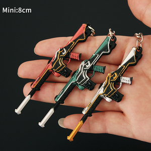 Vision Valorant llavero cuchillo Mini juguetes pistola modelo Metal seguridad colorido diverso Tiktok gran oferta - Product Image 5