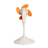 Ventilateur de bureau puissant, rechargeable, portable, avec contrôle à 3 vitesses, rotatif, avec câble de charge