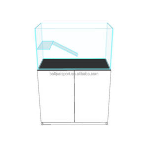 Aangepaste Grote Glas Zout Water Aquarium Marine Aquarium Met Houten Kast - Product Image 3