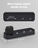 Station de charge multiple USB-C pour bracelet Whoop, compatible avec les packs d'alimentation Whoop 5.0 2025 et 4.0, station de charge familiale