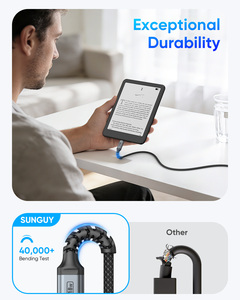 Câble USB C SUNGUY, câble de charge rapide 18W, câble de données USB pour téléphone portable, banque d'alimentation et utilisation en voiture - Product Image 4