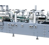 Machine automatique à grande vitesse JY850 pour le collage et le pliage de boîtes en carton avec pulvérisation de colle pour l'emballage plastique et l'industrie chimique