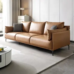 102755 Quanu leathaire Luxus-Sofa garnitur Wohnzimmer im modernen Stil Haus Wohnzimmer moderne Wohnzimmer möbel 3-Sitzer-Sofa