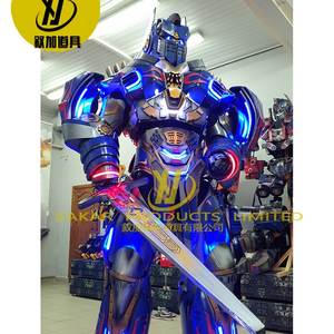 Popular Robot <span class=keywords><strong>de</strong></span> baile LED disfraz luminoso escenario fiesta rendimiento desgaste Rave brillante vestido <span class=keywords><strong>de</strong></span> lujo <span class=keywords><strong>para</strong></span> fiestas y decoraciones - Product Image 2