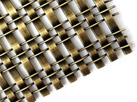 Grilles décoratives modernes en métal tressé ondulé, sur mesure, pour cloisons intérieures, séparateurs de pièce et inserts de portes d'armoires