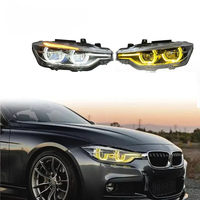 Accessoires de voiture, phare pour BMW F30 F35, phares LED 12-18, interrupteur DRL, passage du blanc au jaune, modules, nouveau design