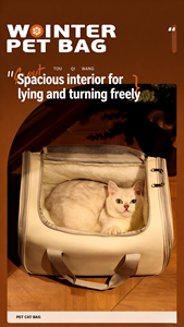 Sıcak Fırsat 2026 Yeni Gelen Ürün İndirimi Yeni Kedi Çantası Taşınabilir Evcil Hayvan Çantası Büyük Kapasiteli Kedi ve Köpek Uzay Kapsülü Sırt Çantası Malzemeleri Açık Hava Seyahati - Product Image 3