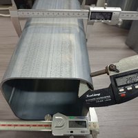Excelentes Tubos de Acero Cuadrados Recubiertos de Zn-Al-Mg Resistentes a la Corrosión para Seguidores de un Solo Eje