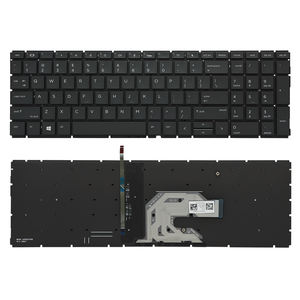 Teclado Nuevo para HP ProBook 450 G6 455 G6 <span class=keywords><strong>455R</strong></span> G6 HSN-Q25C Q22C Q17C Q16C con Retroiluminación, Reemplazo de Teclado para Portátil en Español y Inglés - Product Image 1