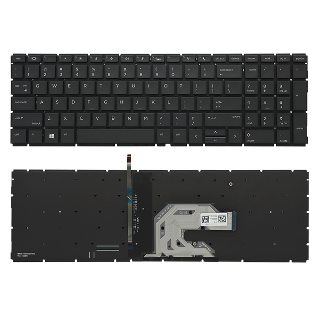 Replacement Backlit Keyboard for HP ProBook 450 G6 G7 US English UK Layout Keyboard L45091-001 L45090-001 HSN-Q16C Q25C