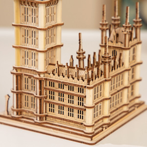 Nhà Máy OEM Bằng Gỗ 3D Câu Đố Lớn Ben London Tháp Cầu Xe Tải Tàu Chở Handmade DIY Sáng Tạo Trang Trí Nội Thất Cho Người Lớn - Product Image 4