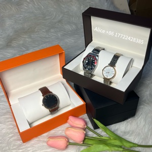Caja de Reloj de Cuero Directo de Fábrica, Caja de Almacenamiento de Relojes y Pulseras con Forro de PU Personalizado, con Logotipo Personalizado, Empaque de Reloj de Lujo para Mujer - Product Image 6
