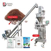 Máquina Empacadora de Polvo Semiautomática con PLC de 25 kg para Pequeñas Empresas, Bolsas y Sobres de Papel/Plástico de Grado Alimenticio y Químico