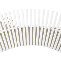 Grille de débordement de piscine Svadon à installation facile, trois interfaces, 18 cm