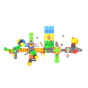 Sân chơi nước thương mại thiết bị sợi thủy tinh sân chơi ngoài trời công viên nước trượt để bán - Product Image 6