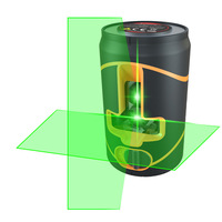 Niveau laser Inorm, projecteur de ligne infrarouge, générateur de faisceau vert et rouge, modèle portable mini 2 lignes, fabriqué à Changzhou, Jiangsu