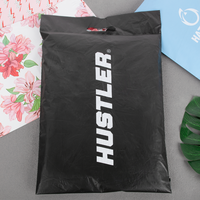 Sac d'expédition en polyéthylène rose frais, biodégradable et respectueux de l'environnement, avec poignée, pour vêtements et emballages postaux