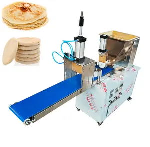Máquina automática de prensado de Base redonda, prensadora plana de madera para masa de Pizza, molde de Mooncake, rellena