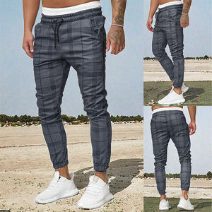 <b>Men's</b> Lightweight Canvas High Waist Spring Formal <b>Joggers</b> <b>Slim</b> <b>Fit</b> Waterproof Breathable Elastic Waist Sweatpants Pants - Product Image 3