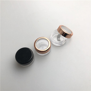 Rõ Ràng Nhỏ Vòng Travel Container Jar Chậu Có Nắp Đậy Cho Make Up Powder Eyeshadow Sắc Tố Lotion Kem Lip Balm Lip - Product Image 5