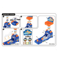 Mini bureau Arcade Table basket-ball en plastique doigt Support jouets tir fête jeu Mini Table jeux jouets