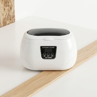 Nettoyeur à ultrasons portable électrique numérique ODM GT-F5 43KHz 0,6L 35W en acier inoxydable avec minuterie, garantie 1 an pour bijoux et prothèses dentaires