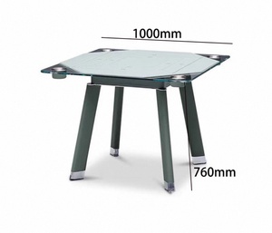 Tavolo da Gioco Multifunzionale con Piano <span class=keywords><strong>in</strong></span> <span class=keywords><strong>Vetro</strong></span> Temperato, Scacchiera Integrata e Portabicchieri per Bar Domestico Moderno - Product Image 2