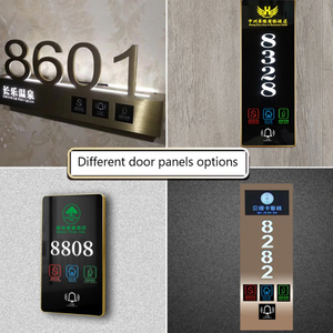Système de sonnette de porte d'hôtel à écran tactile électrique, design moderne, contrôle de la pièce d'appartement, panneau de signalisation « Ne <span class=keywords><strong>pas</strong></span> déranger » - Product Image 6