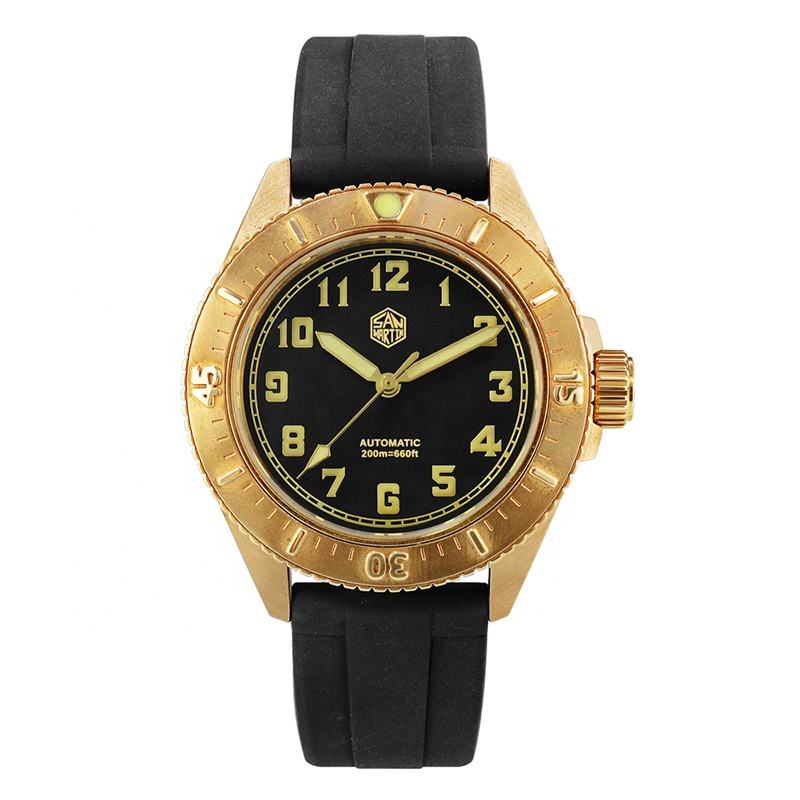 サンマルティンブランドビンテージ男性自動機械式ダイバーウォッチ200m