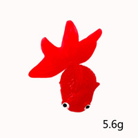 Jouet de poisson flottant en plastique TPR mignon pour 5-7 ans jouet de pêche promotionnel pour garçons et filles