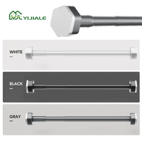 YIJIALE OEM ODM Top Quality Custom 0.5mm 0.8-1.1m Adjustable Inner Lock Structure Shower Curtain Rod for Shower