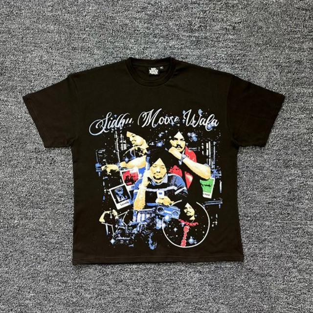 Custom Streetwear t Shirts Your Own Brand Front and Back Figure Graphic Screen Printing t Shirts