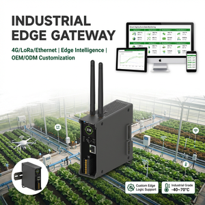 Industrial Control Acquisition Gateway with LoRa Communication Edge Computing and <strong>Wireless</strong> <strong>RF</strong> <strong>Modules</strong> for IoT Expansion - Product Image 1
