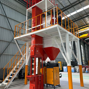 8-10ton/saat basit tam otomatik kuru karışım beton harcı üretim karıştırma tesisi - Product Image 2