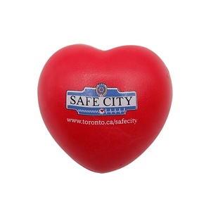 Pelota Antiestrés en Forma de Corazón, Diseño Único de PU Suave, 250,000 Piezas por Mes, Juguete Promocional de CN;JIA - Product Image 2