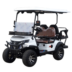 Voitures de golf électriques 3-4 places les <span class=keywords><strong>moins</strong></span> chères, chariots de golf électriques Power Glide 48V avec batterie au lithium - Product Image 1